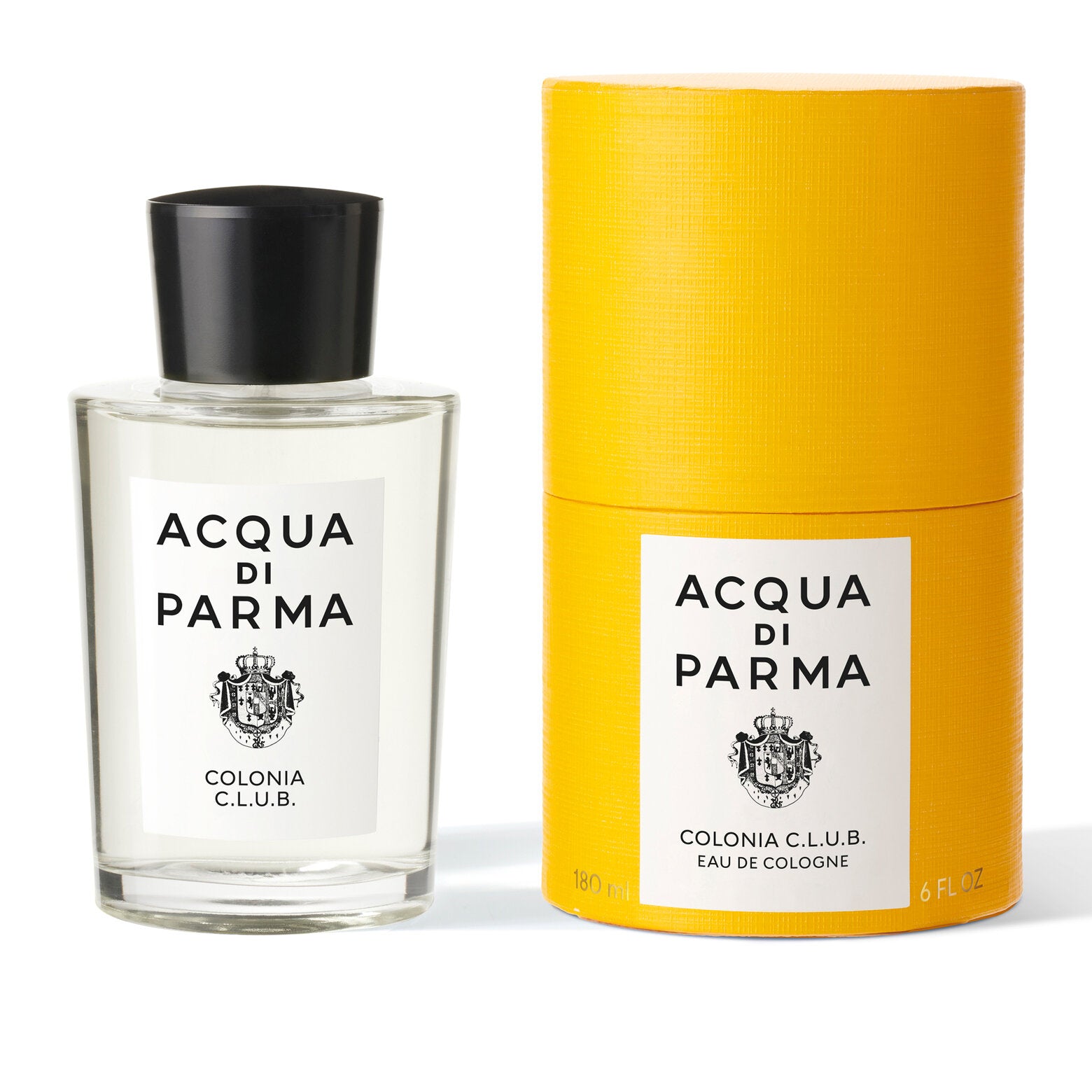 Acqua di Parma Colonia Club EDC in a stylish bottle with vibrant yellow packaging