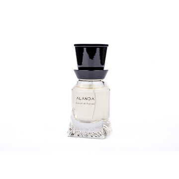 Teab Alater Alanda 35ml niche perfume in clear glass bottle with black cap