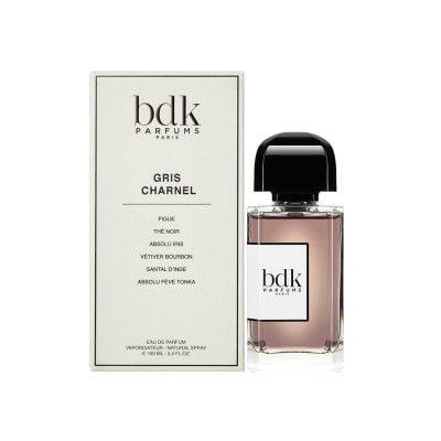 BDK Parfums Gris Charnel Eau de Parfum bottle with packaging box featuring elegant minimalist design