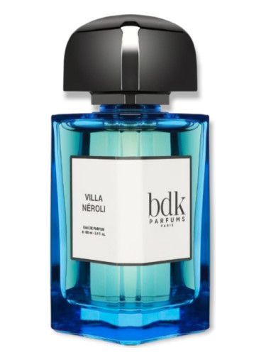 BDK Parfums Villa Neroli Eau de Parfum in a blue glass bottle with black cap