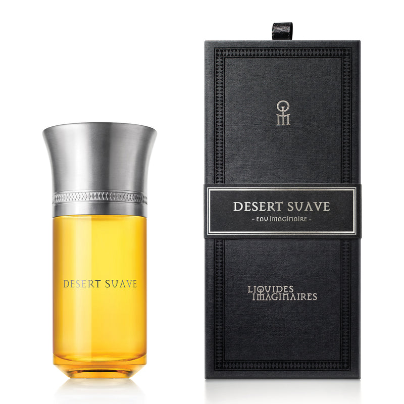 Liquides Imaginaires Désert Suave perfume 100ml bottle with silver cap and amber liquid
