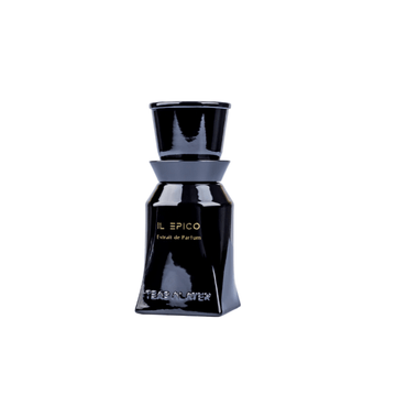 Teab Alater IL EPICO perfume black sleek bottle with gold text and modern design