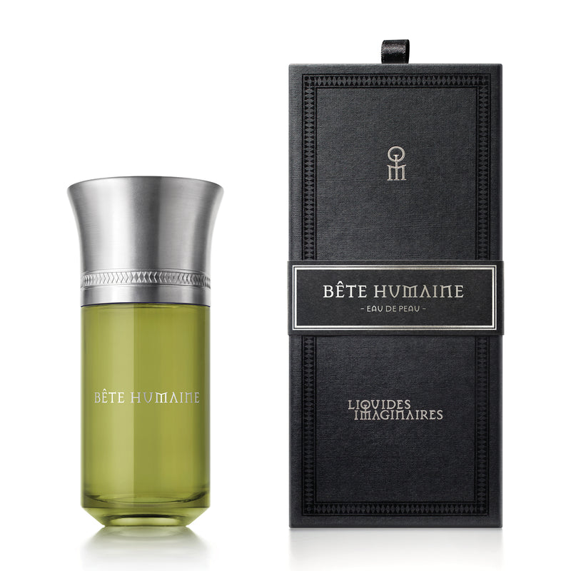 Liquides Imaginaires Bête Humaine 100ml perfume bottle with green glass and silver cap