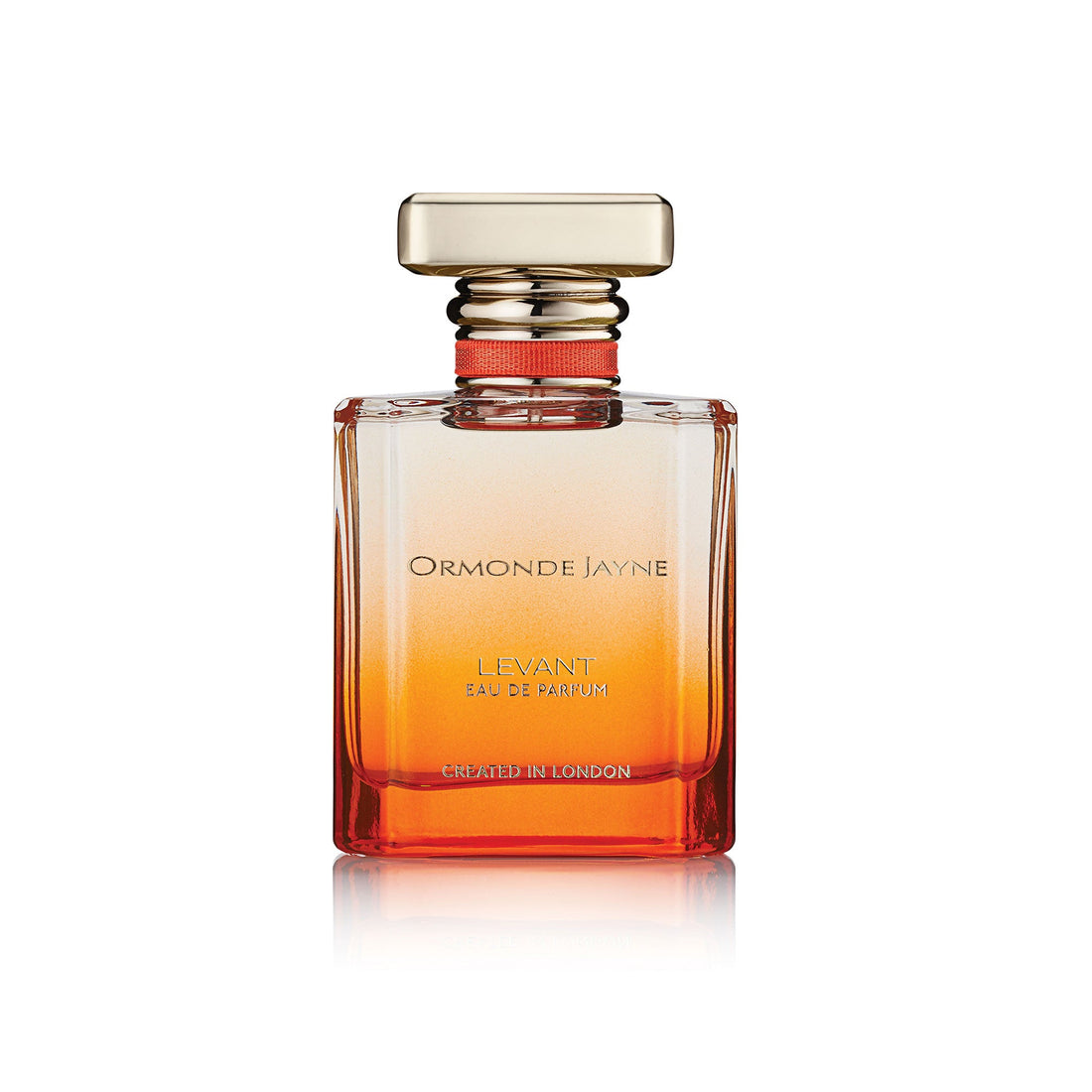 Ormonde Jayne Levant Eau De Parfum 50ml bottle with gradient orange glass and gold cap
