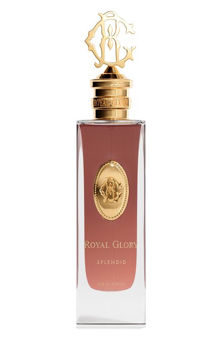 ROYAL GLORY Splendid perfume 100ml elegant bottle with gold accents and decorative cap