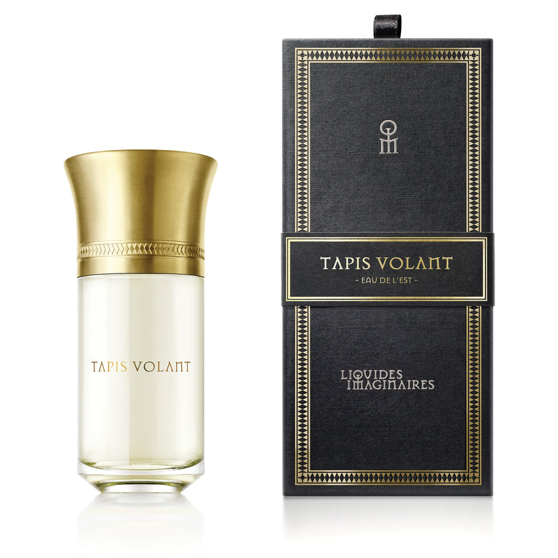 Liquides Imaginaires Tapis Volant perfume 100ml with gold cap and elegant clear glass bottle