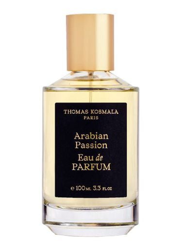Thomas Kosmala Arabian Passion perfume Eau de Parfum bottle with gold cap and black label