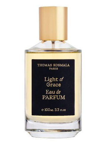 Thomas Kosmala Light of Grace perfume bottle with gold cap and black label 100ml Eau de Parfum