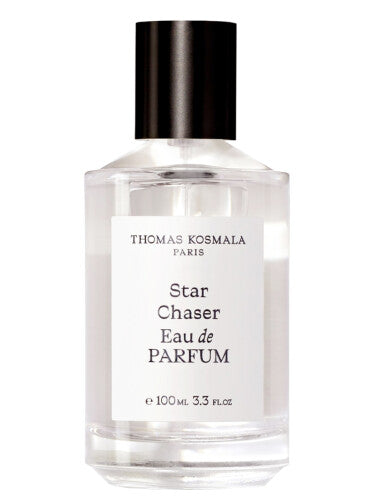 Thomas Kosmala Star Chaser EDP perfume bottle with clear glass and black cap 100ml