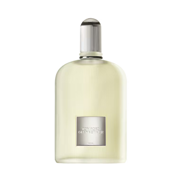 Tom Ford Grey Vetiver EDP 100ml fragrance bottle with a sleek design and silver accents