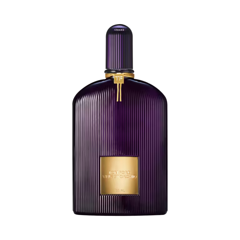 Tom Ford Vert D'Encens Eau de Parfum in a beautifully designed purple bottle with ribbed texture
