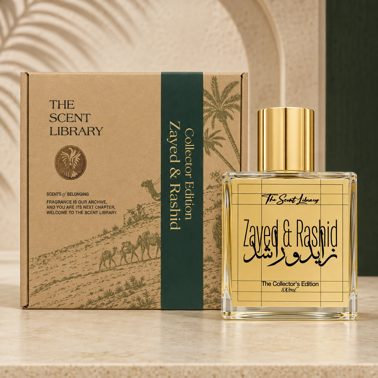 Zayed & Rashid by The Scent Library — a heritage eau de parfum honouring the UAE's founding leaders
