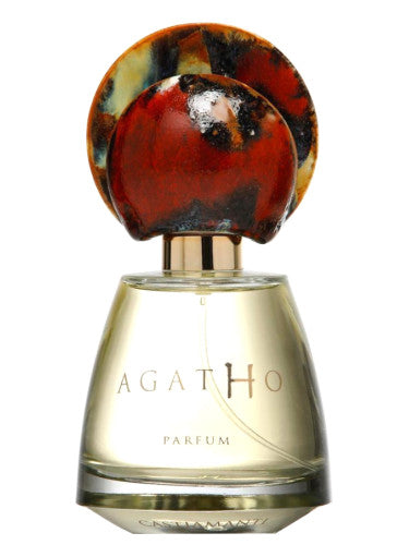 Agatho Parfum Castiamanti EDP 100ml perfume bottle with unique artistic cap design