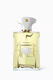 Amouage Beach Hut Eau de Parfum 100ml bottle with elegant gold and white cap and light yellow fragrance