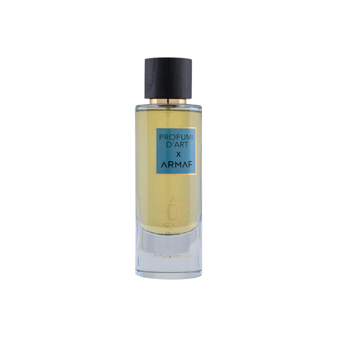 ARMAF ART 02 EDP 105ml fragrance bottle with black cap and clear glass container