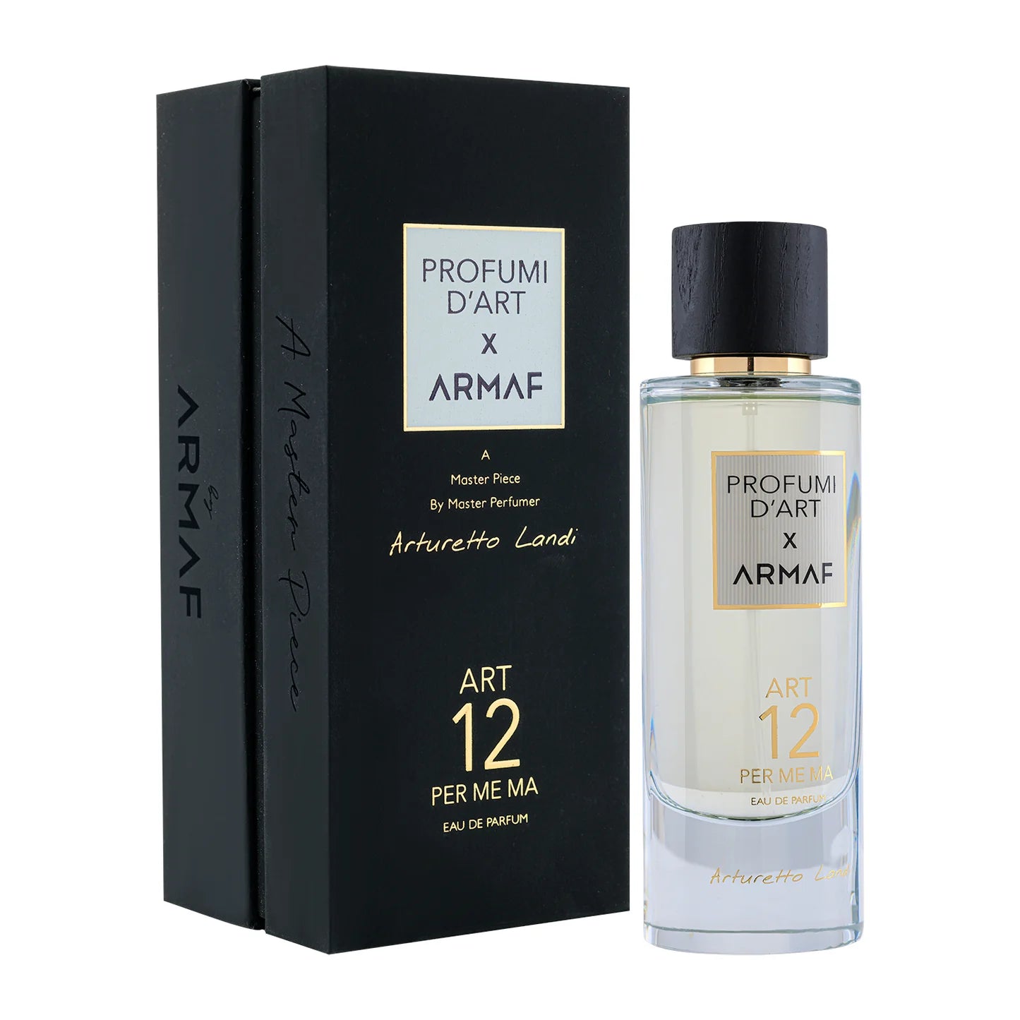 ARMAF ART 12 Per Me Ma eau de parfum bottle with black and gold box packaging