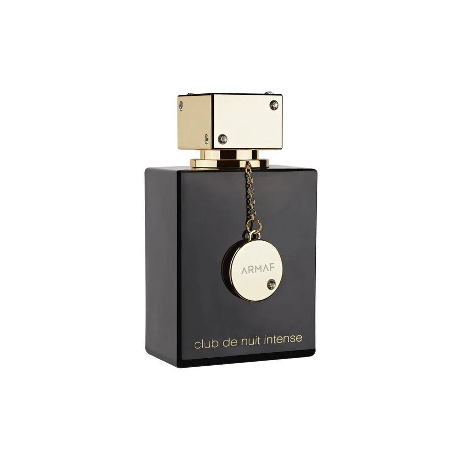 ARMAF Club de Nuit Intense for women perfume bottle in black with gold accents
