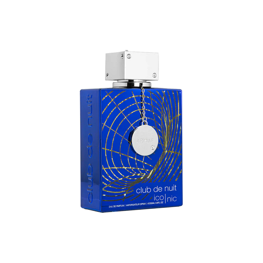 ARMAF Club de Nuit Blue Iconic 200ml perfume bottle with blue and gold design and silver cap