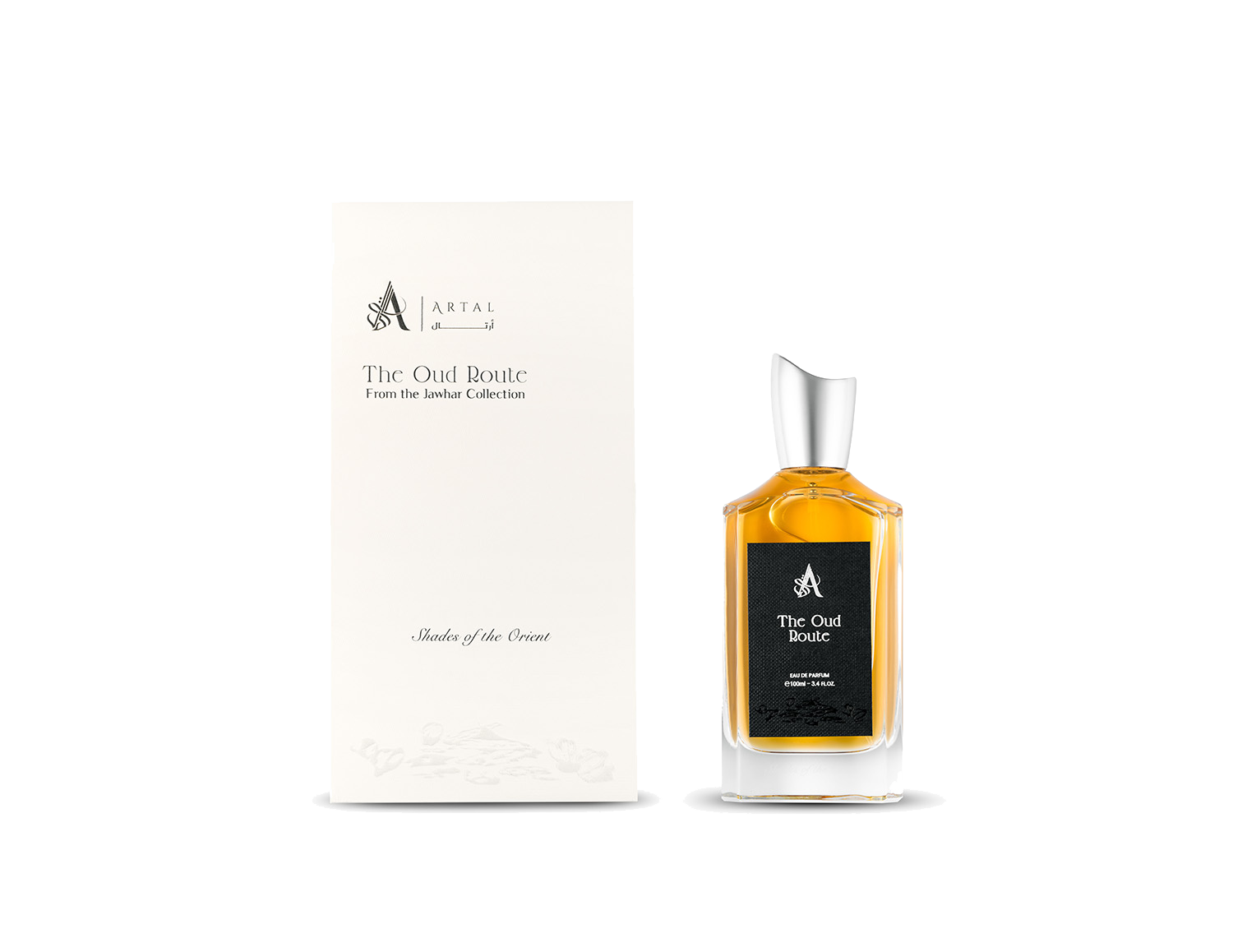 Artal Perfumes The Oud Route fragrance bottle and box displaying Oud perfume Dubai packaging