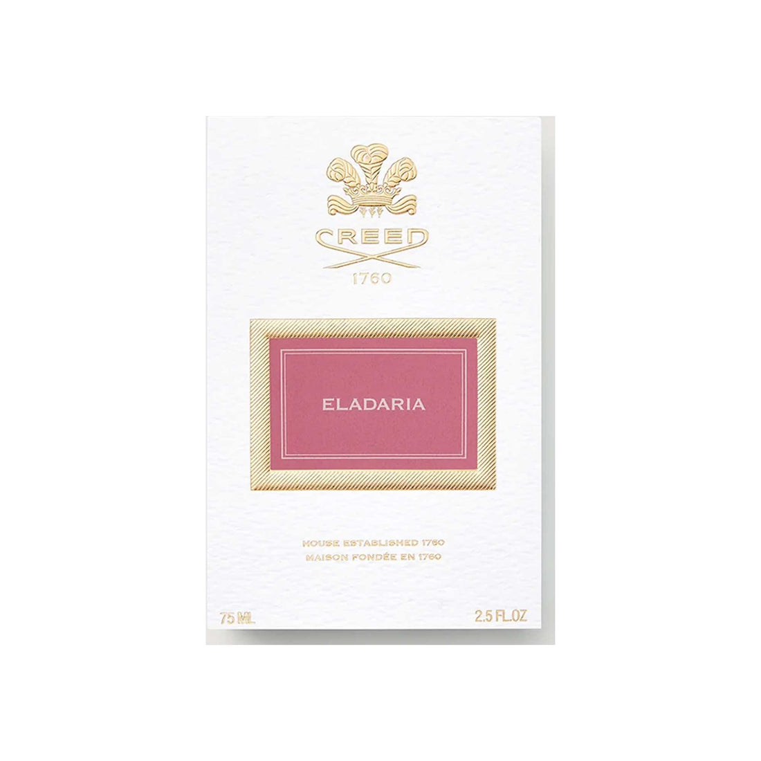 Creed Eladaria perfume Dubai with pink bottle surrounded by roses vanilla pods and citrus peel