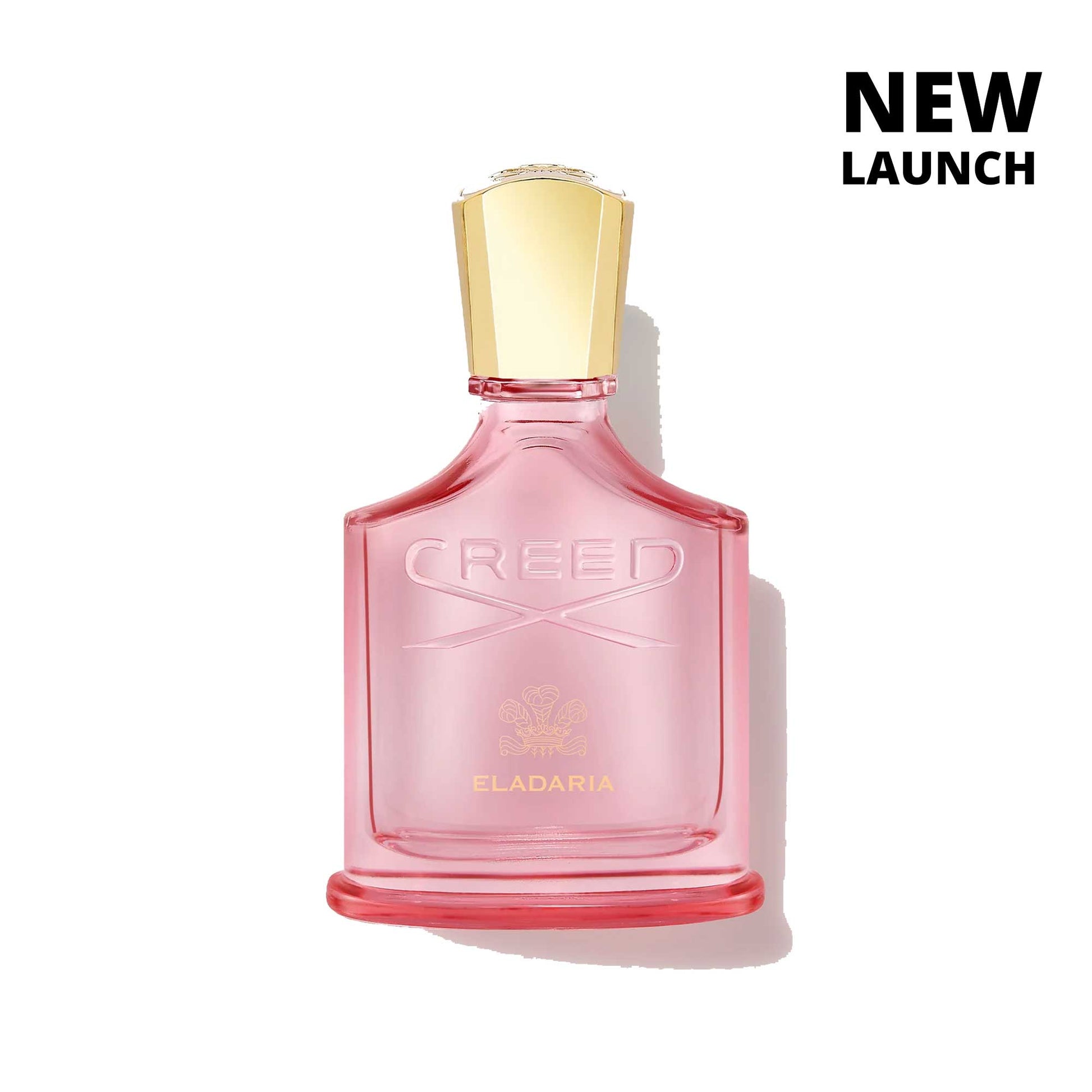 Creed Eladaria perfume Dubai pink bottle with gold cap new launch fragrance