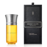 Désert Suave perfume 100ml by Liquides Imaginaires with golden liquid and black elegant box packaging