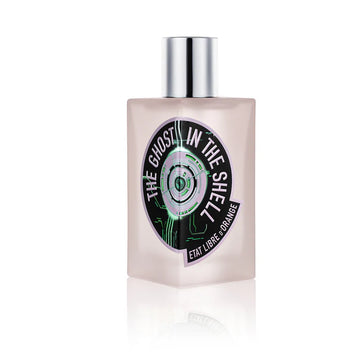 Etat Libre d'Orange The Ghost in the Shell perfume bottle with a sleek design and vibrant label