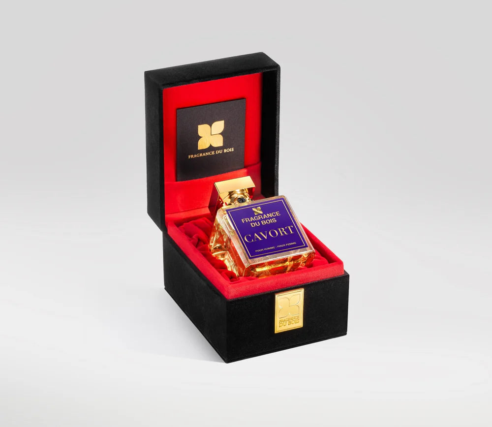 Fragrance Du Bois Cavort perfume in an elegant bottle with a luxurious design for both men and women