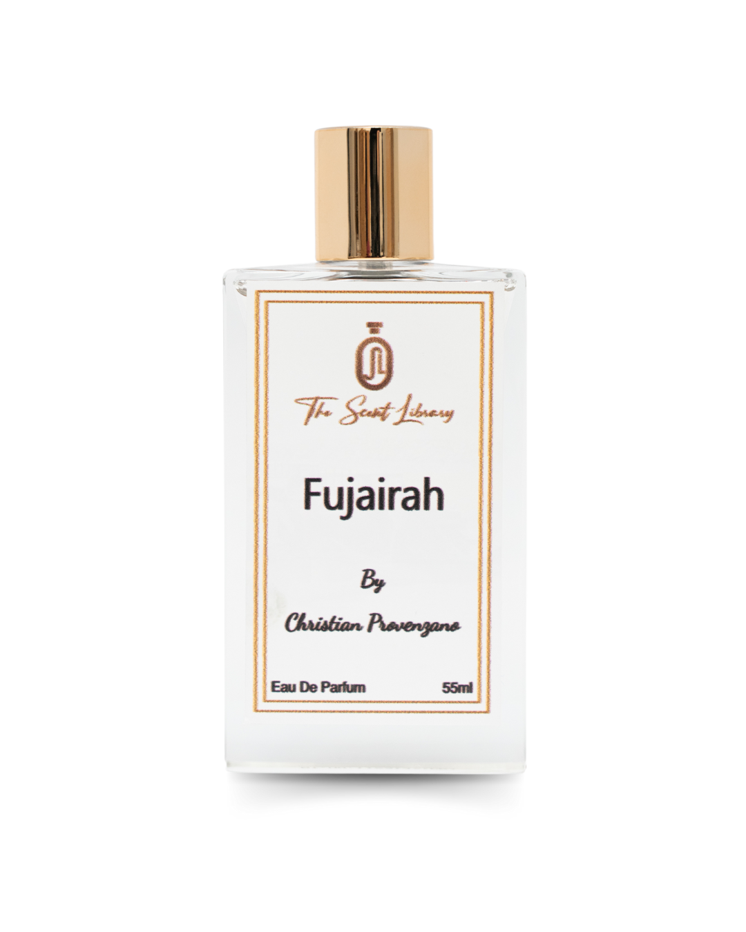 Fujairah niche perfume by The Scent Library in a 55ml bottle designed for luxury fragrance lovers