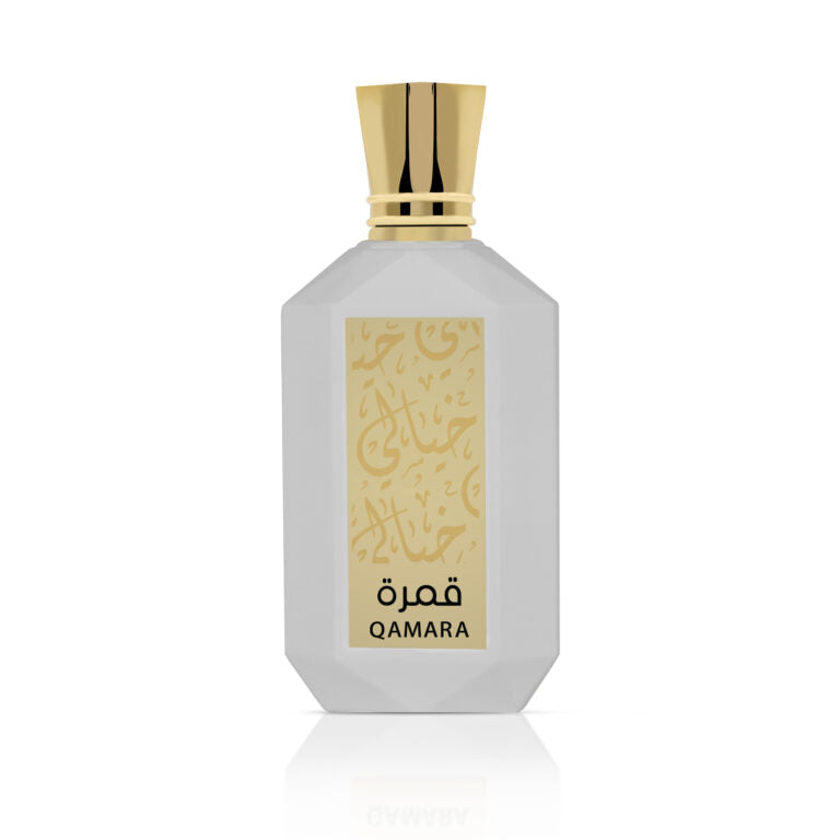 KHAYALI Qamara EDP 100ml in an elegant bottle with a golden cap and decorative label