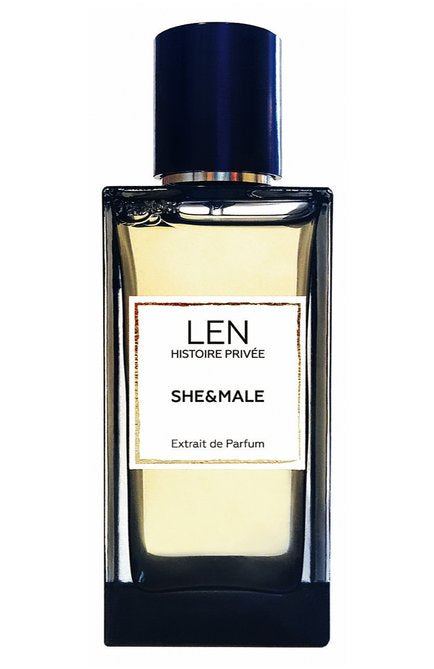 LEN FRAGRANCES she and male perfume for couples in elegant rectangular glass bottle