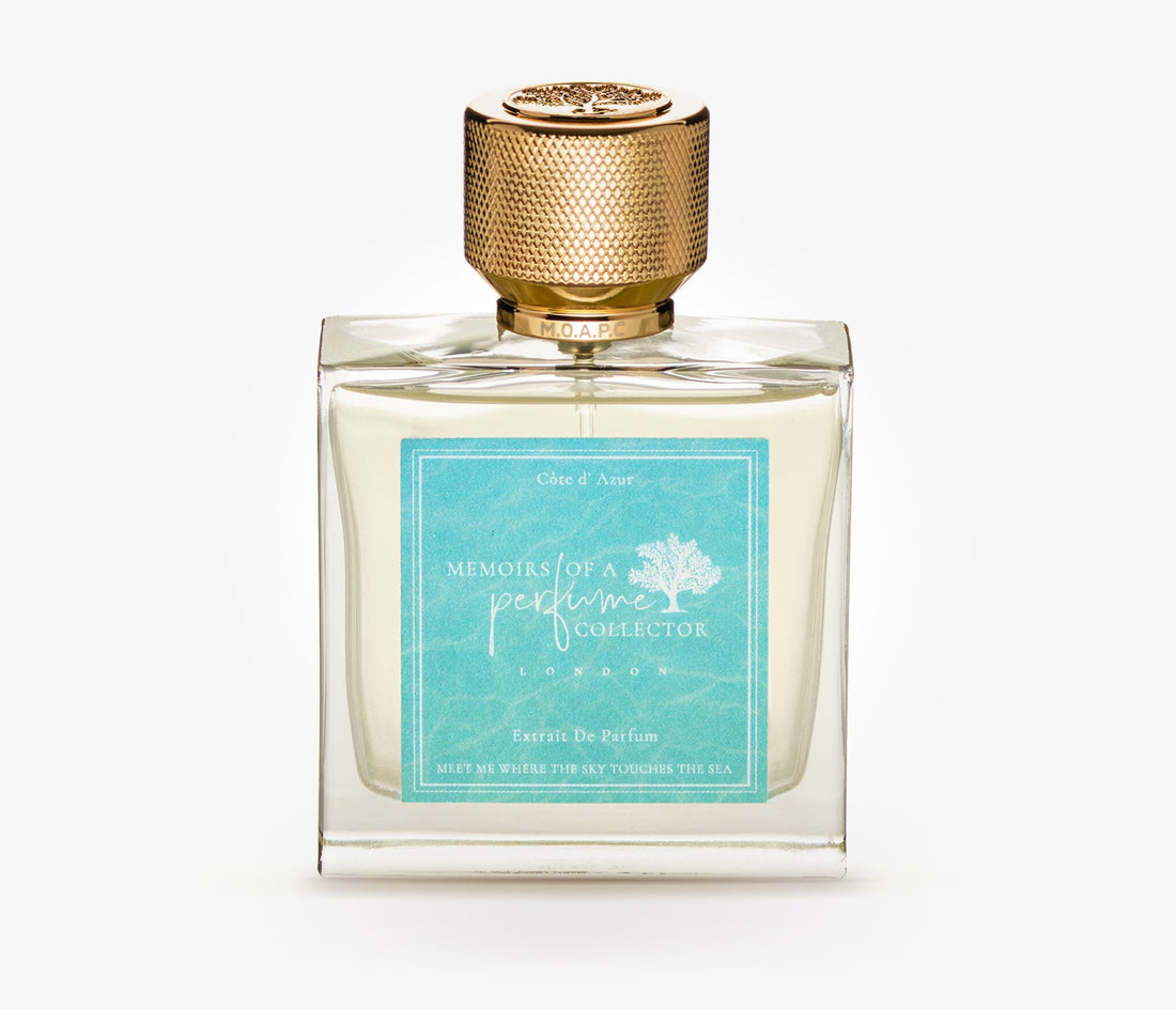 Memoirs of a Perfume Collector Emirati perfume Meet Me Where The Sky Touches The Sea with gold cap