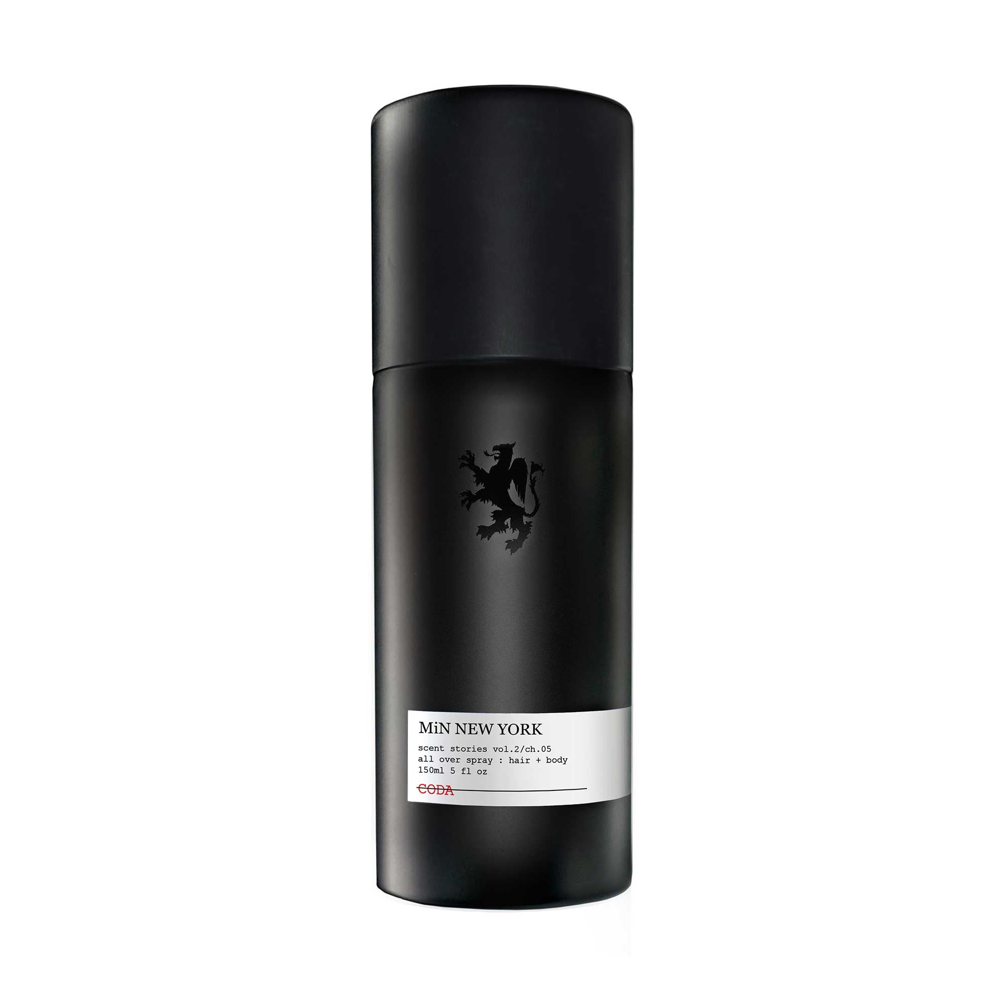 MiN NEW YORK luxury body spray for men in sleek black bottle with minimalist design