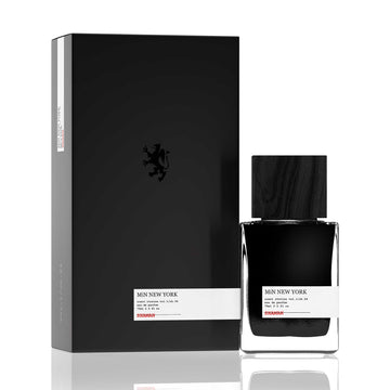 MiN NEW YORK Shaman 75ml niche perfume in a black and white elegant bottle with matching box