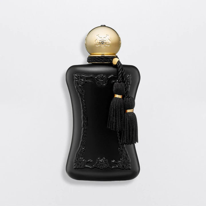 Parfums De Marly Athalia Eau de Parfum black bottle with gold cap and decorative tassels