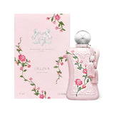 Parfums De Marly Delina limited edition perfume bottle and pink floral packaging 75 ml