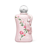 Parfums De Marly Delina limited edition pink perfume bottle with floral design and tassel