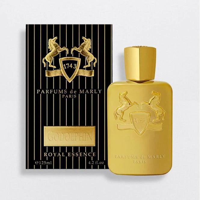 Parfums De Marly Godolphin Eau de Parfum 125ml online golden bottle with embossed horse design
