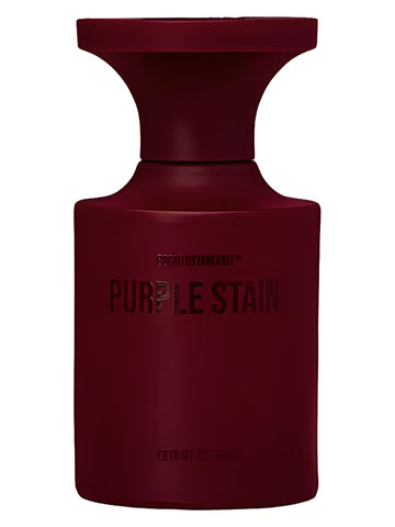 BORNTOSTANDOUT Purple Stain perfume Dubai in a deep purple elegant bottle