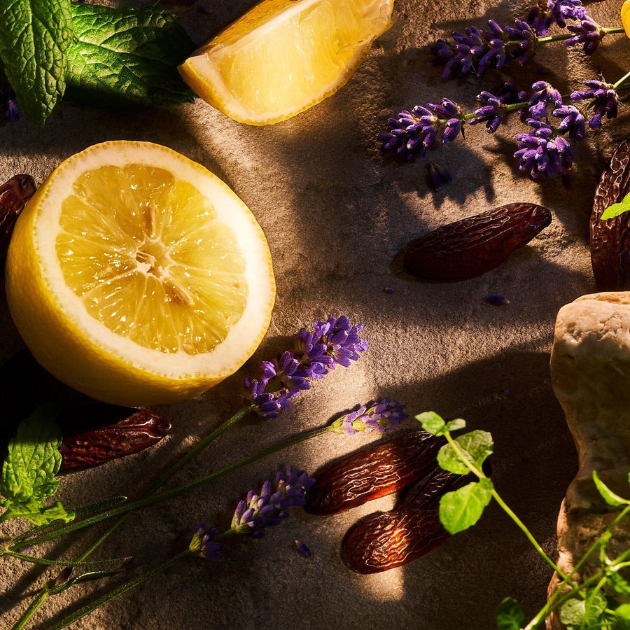 Scandal Pour Homme perfume natural ingredients including lemon lavender and spices from Roja Parfums