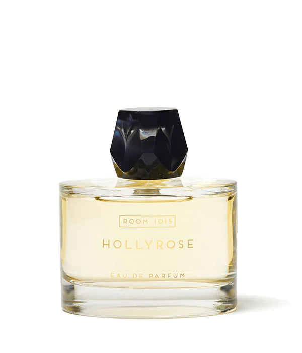 ROOM 1015 Hollyrose niche perfume in elegant glass bottle with black cap for luxurious scent experience