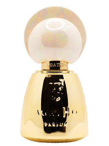 Agatho Parfum Rossopompeiano perfume 100ml gold bottle with round white cap