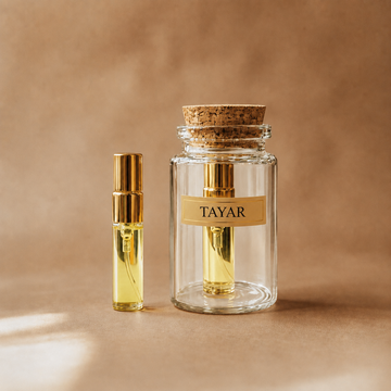 Tayar 3ml perfume sample by The Scent Library, a fruity unisex fragrance