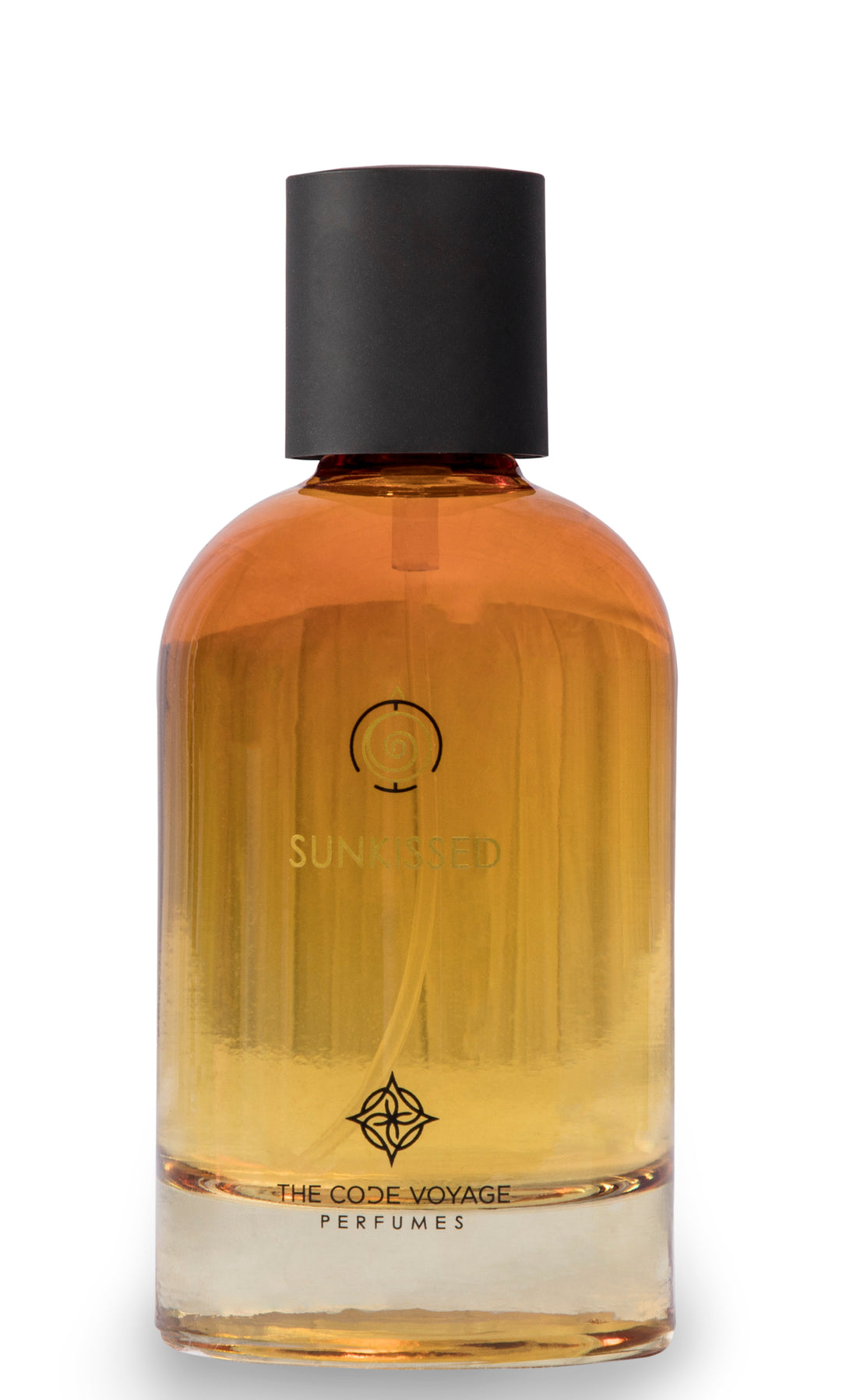 Sunkissed niche perfume by THE CODE VOYAGE in a stylish amber bottle