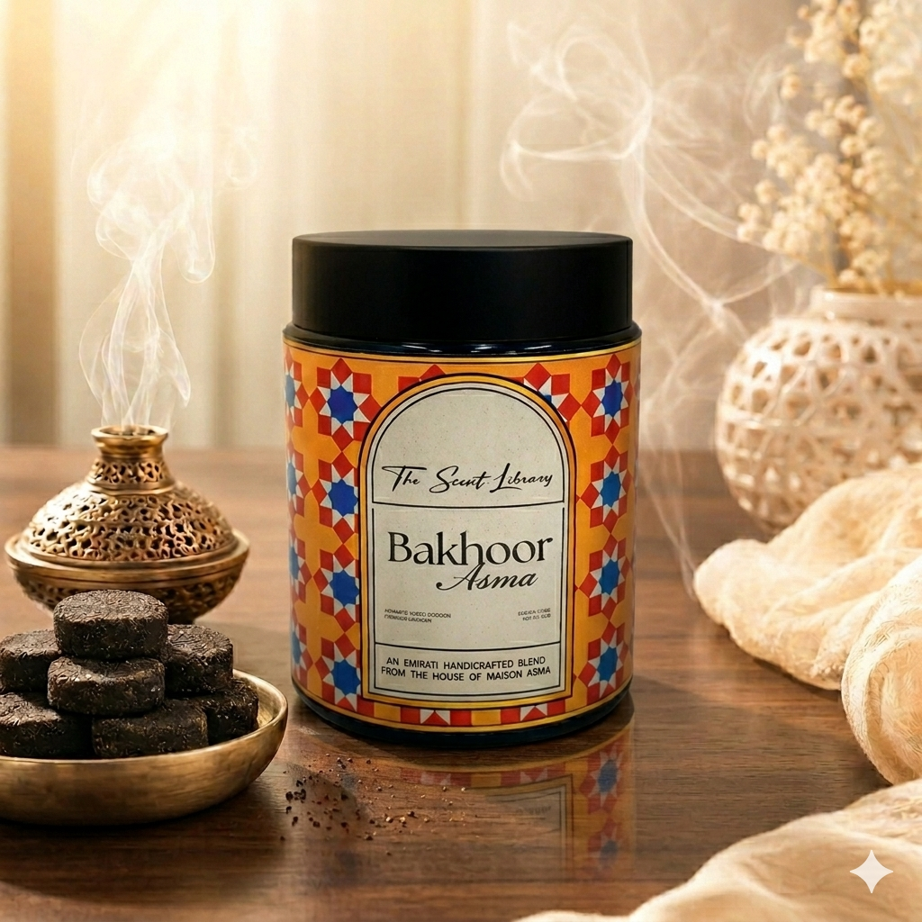 Bakhoor Asma 80g, a limited-edition heritage bakhoor by The Scent Library