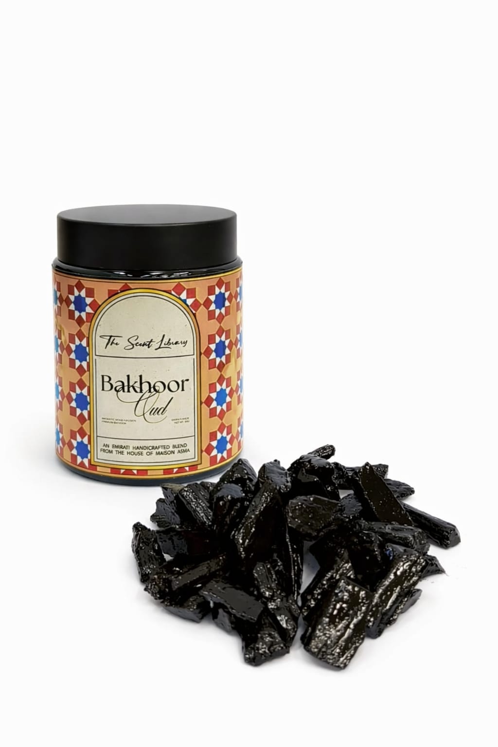 Bakhoor Oud 80g intense oud incense by The Scent Library
