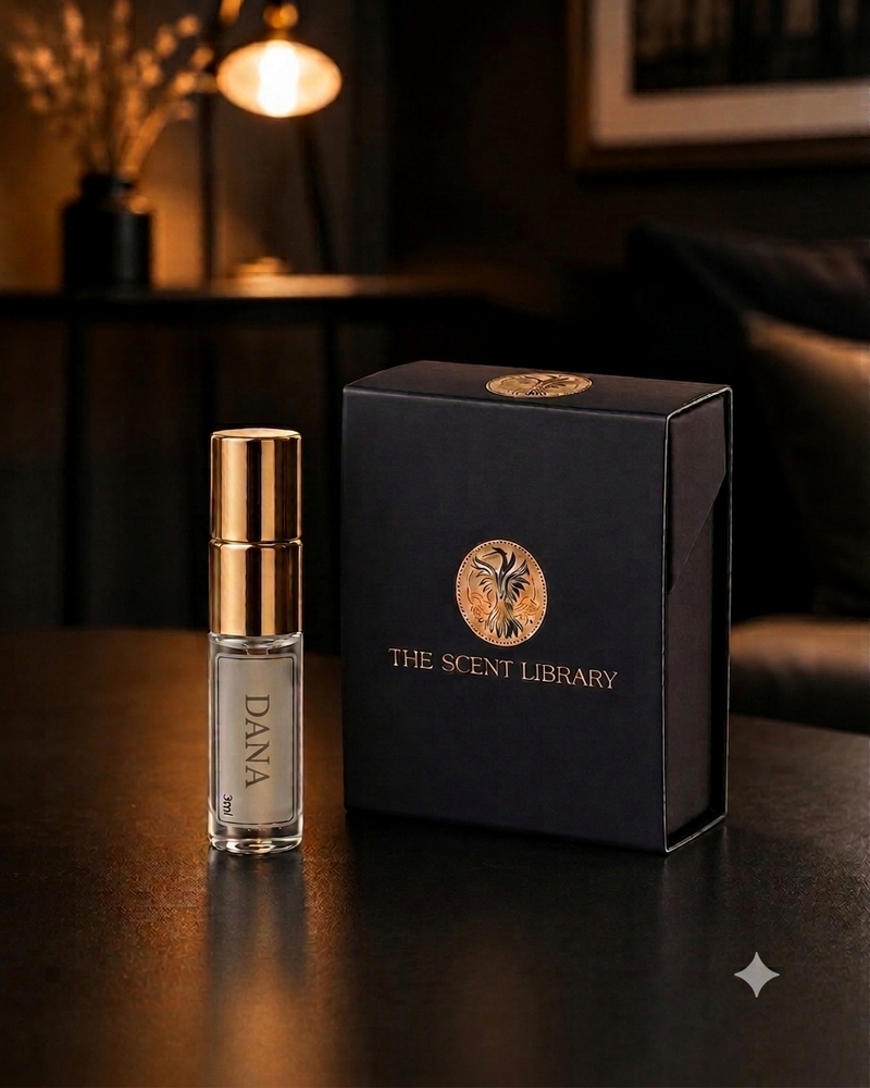 Dana 3ml sample vial by The Scent Library — floral woody Collector's Edition perfume