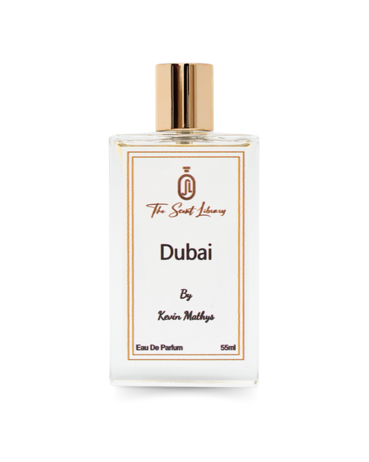 The Scent Library Dubai niche perfume by Karvin Mathys in a 55ml bottle for a luxurious fragrance experience
