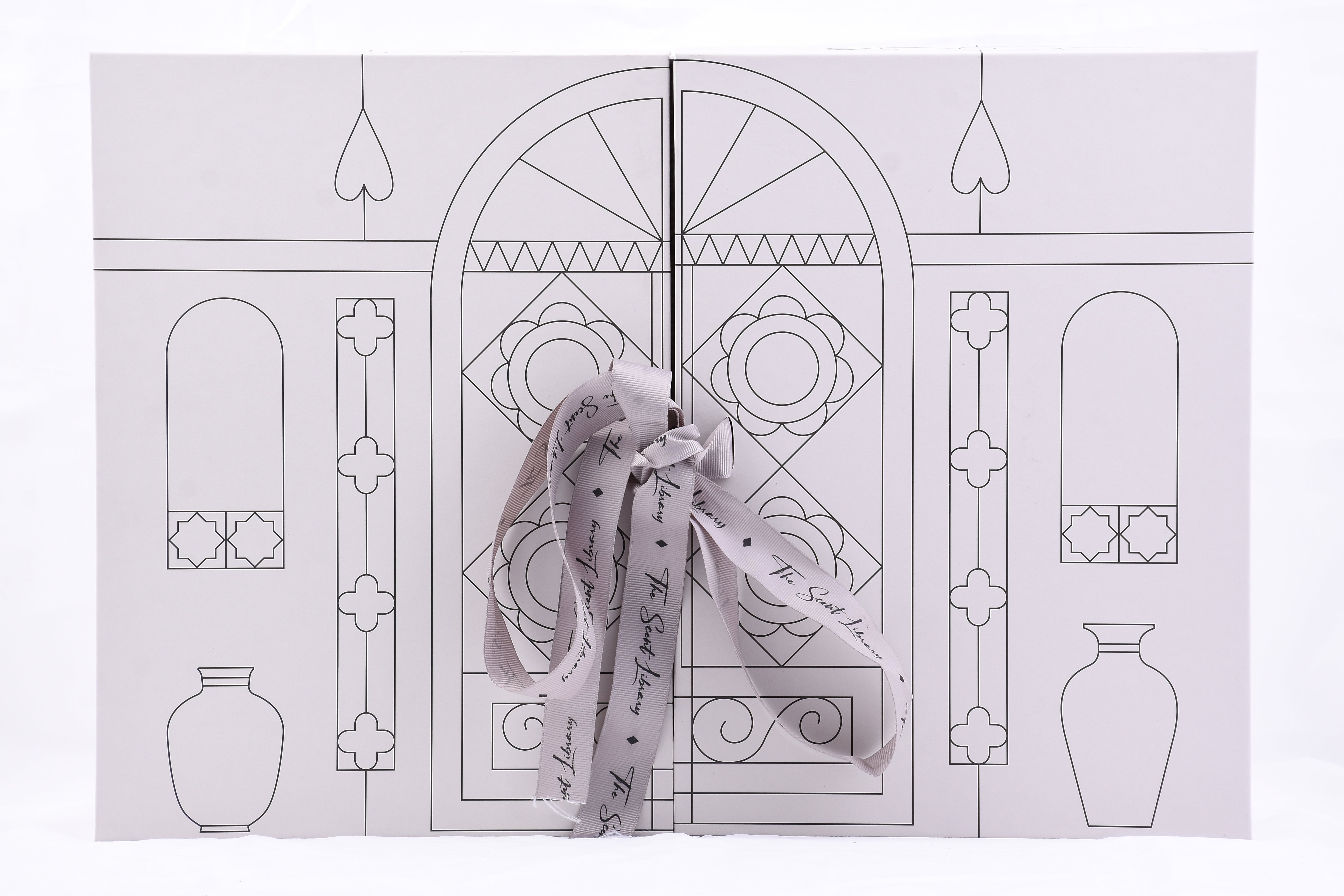 The Scent Library Gift Box with elegant design for home fragrance suggestions