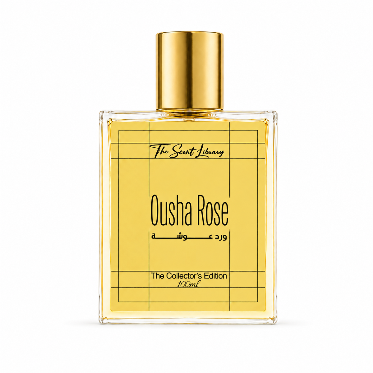 Ousha Rose by The Scent Library — spiced rose with raspberry, cashmeran and incense over soft woods